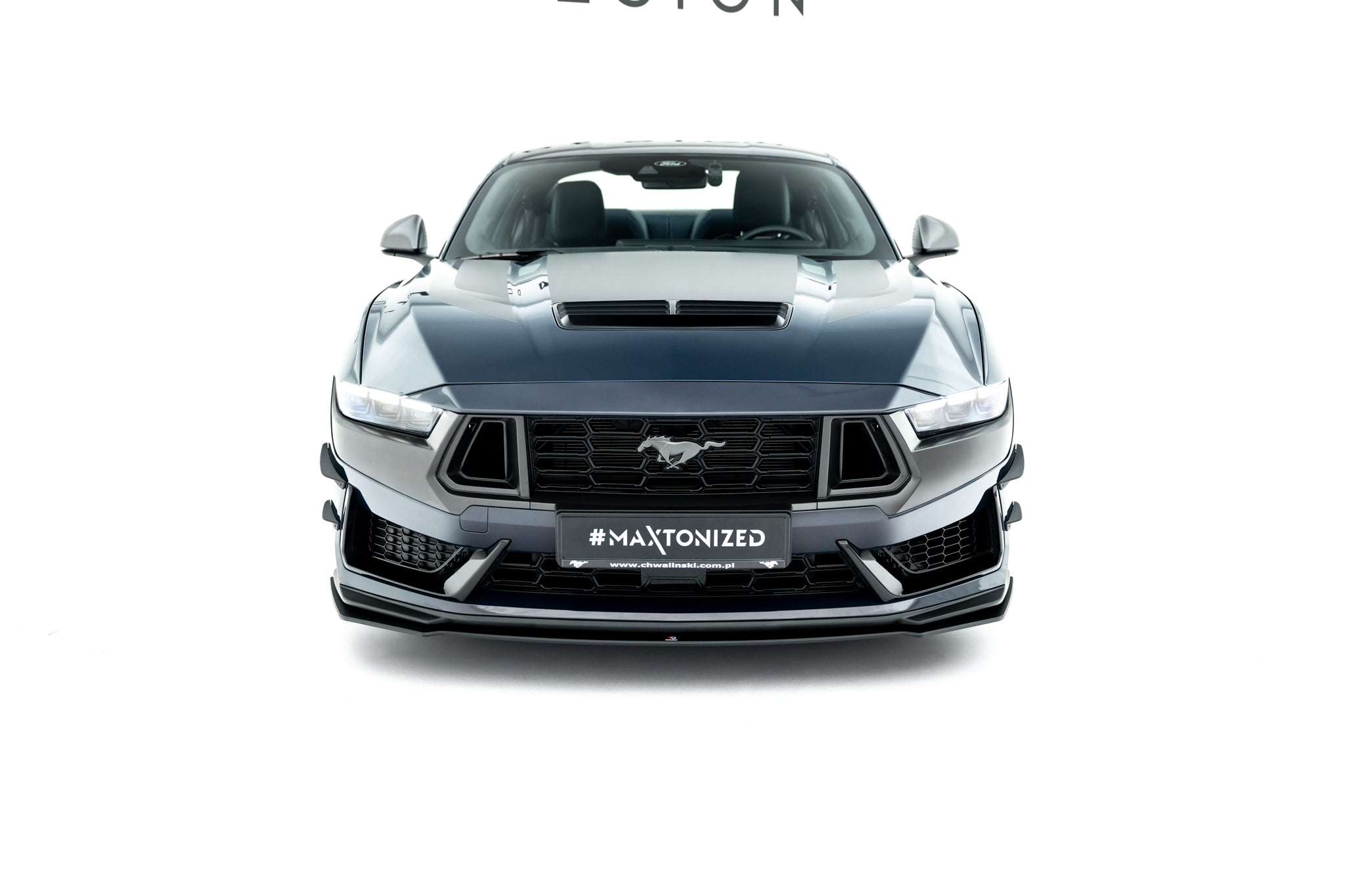 Maxton Design Street Pro Street+ Spoilerlippe Front Ansatz passend für Ford Mustang Dark Horse Mk7