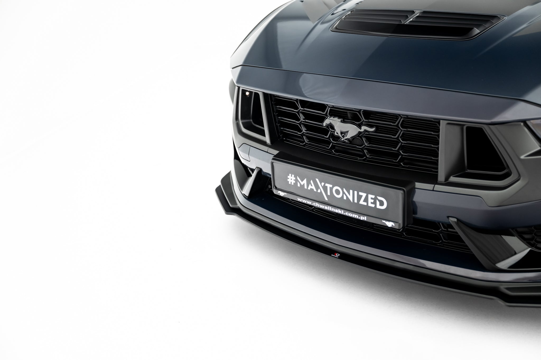 Maxton Design Street Pro Street+ Spoilerlippe Front Ansatz passend für Ford Mustang Dark Horse Mk7