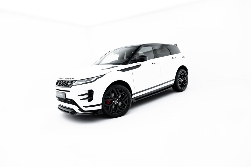 Maxton Design Street+ Seitenschweller Leisten passend für Land Rover Range Rover Evoque Dynamic Mk2 schwarz Hochglanz