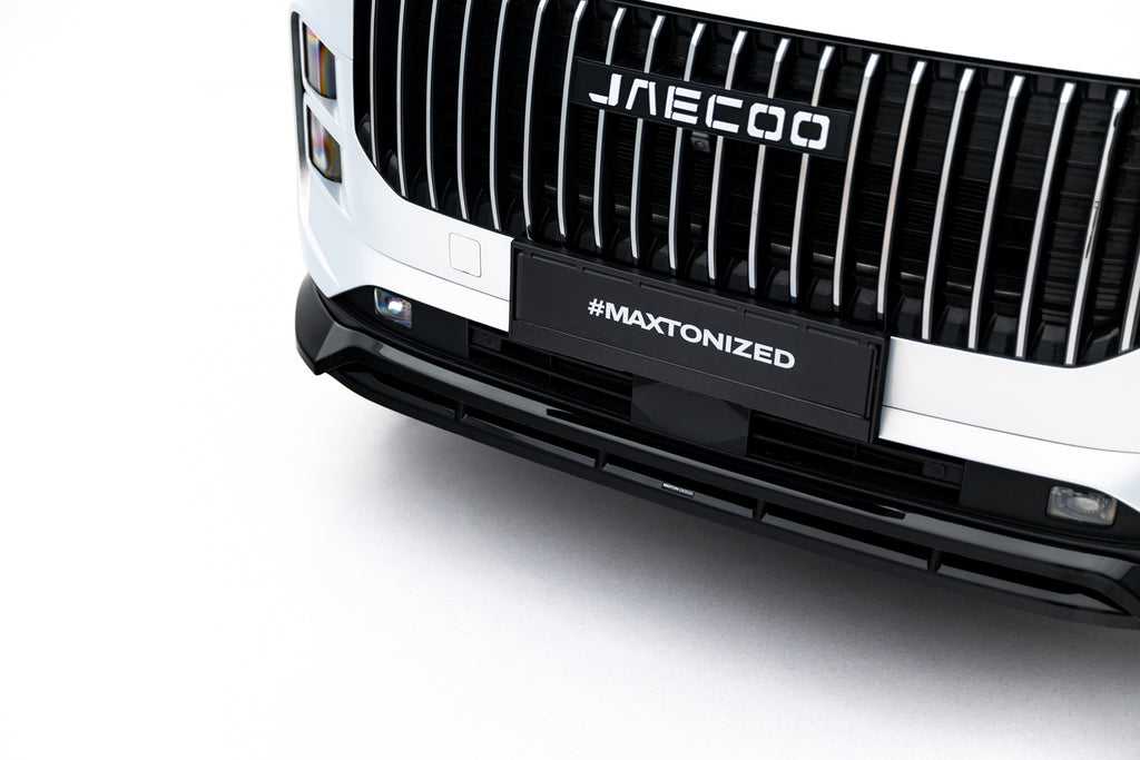Maxton Design Street+ Spoilerlippe Front Ansatz passend für Jaecoo 7 Mk1 schwarz Hochglanz