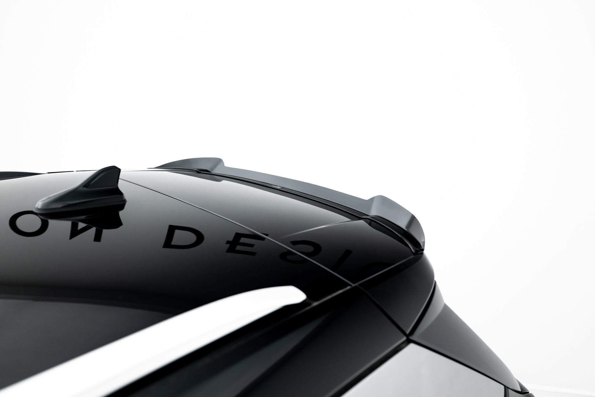 Maxton Design Spoiler CAP passend für Skoda Kodiaq RS Mk2 schwarz Hochglanz