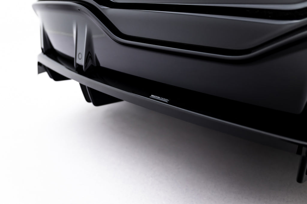 Maxton Design Street+ Mittlerer Diffusor RACE passend für Cupra Tavascan Mk1 schwarz Hochglanz