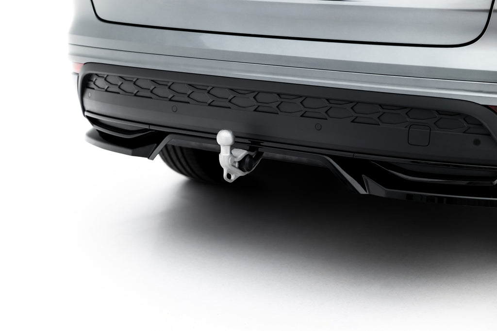 Maxton Design Street+ Mittlerer Diffusor RACE passend für Skoda Kodiaq Sportline Mk2 schwarz Hochglanz