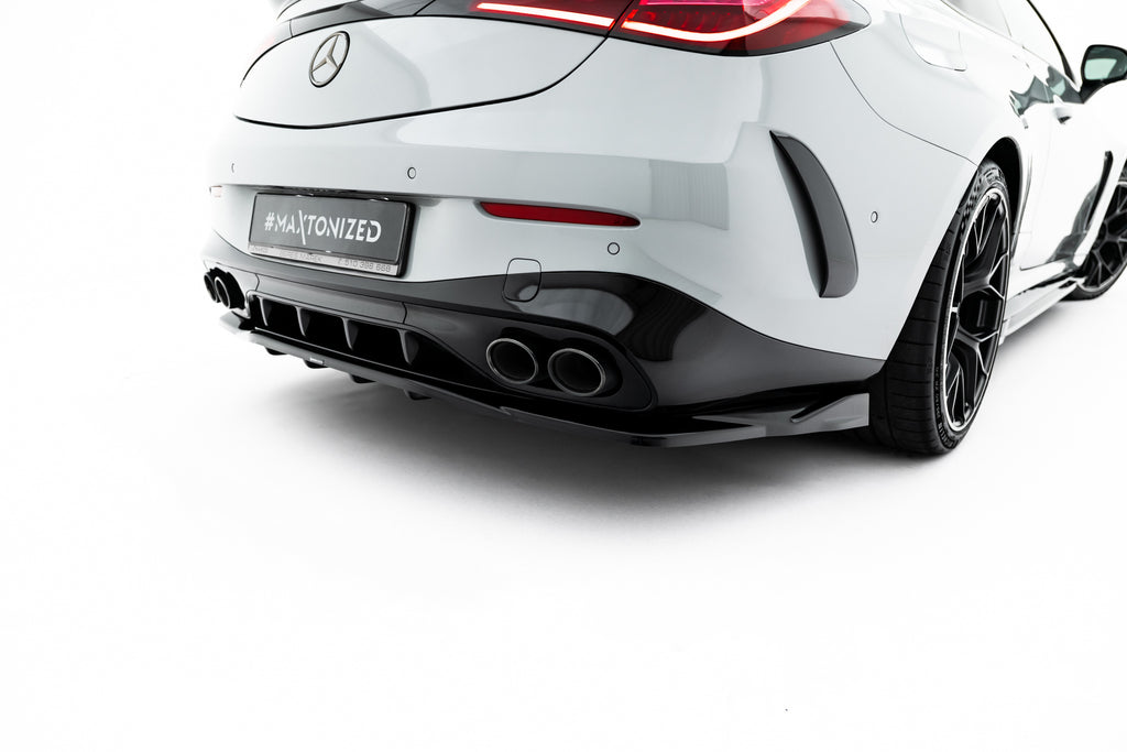 Maxton Design Street+ Mittlerer Diffusor RACE passend für Mercedes-AMG CLE 53 Aero C236 schwarz Hochglanz