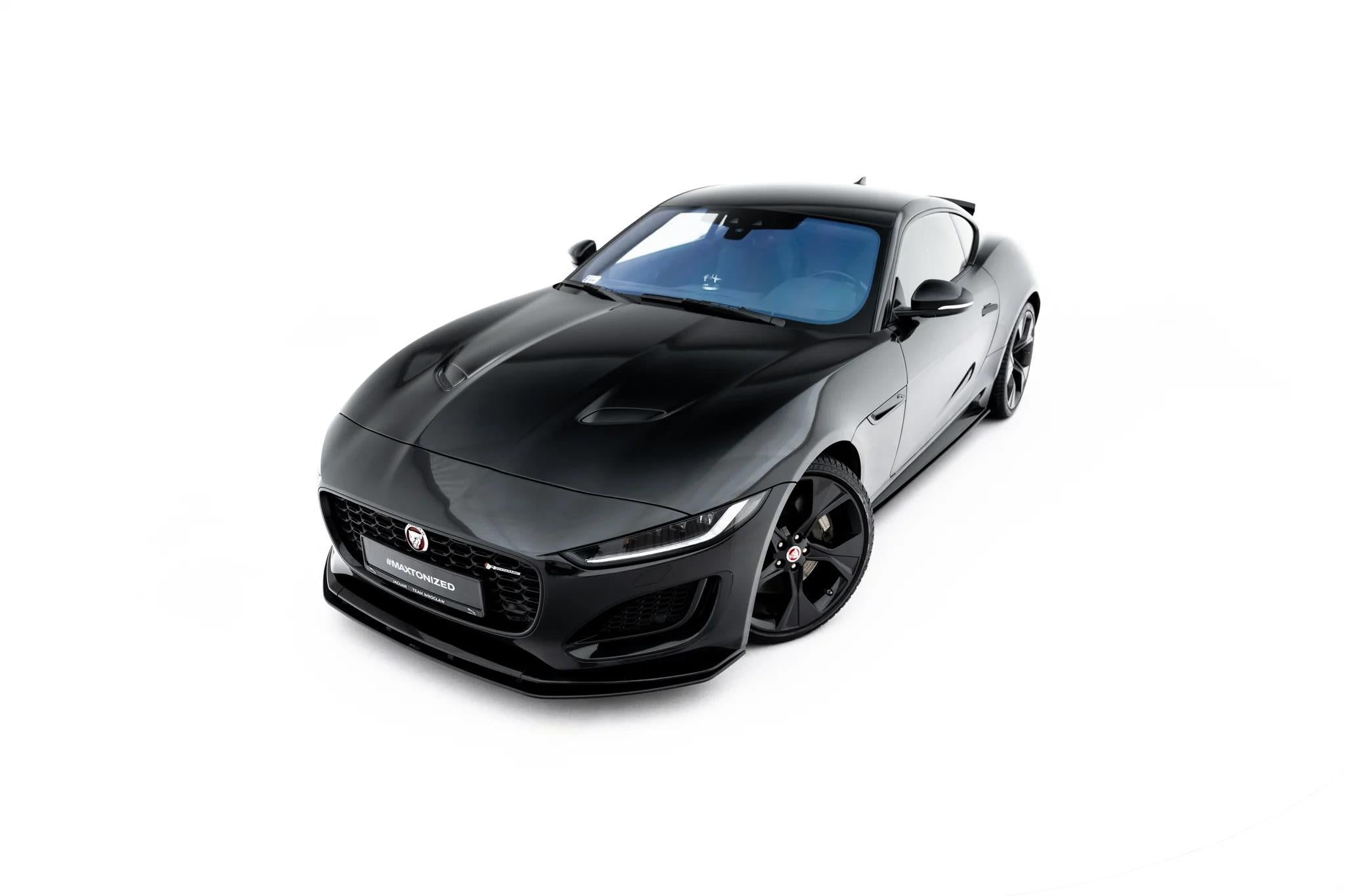 Maxton Design Street Pro Street+ Spoilerlippe Front Ansatz Passend für Jaguar F-Type X152 Facelift 2