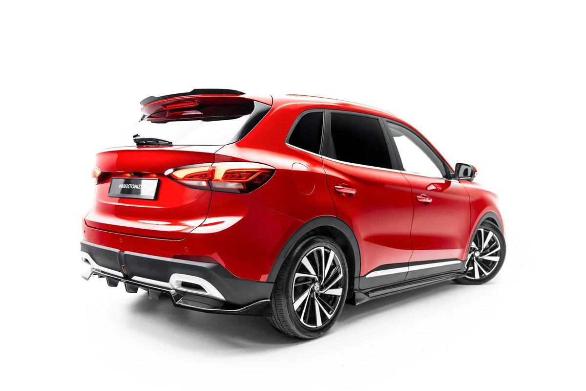 Maxton Design Street+ Mittlerer Diffusor RACE für MG ZS Mk2 [2024-] | Schwarz Hochglanz | ABS-Kunststoff