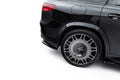 Maxton Design Street+ Mittlerer Diffusor RACE V.2 passend für Mercedes-Benz GLS AMG-Line X167 schwarz Hochglanz