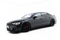 Maxton Design Street+ Seitenschweller Leisten Passend für Audi A8 S-Line Long D5 / D5 Facelift Schwarz Hochglanz