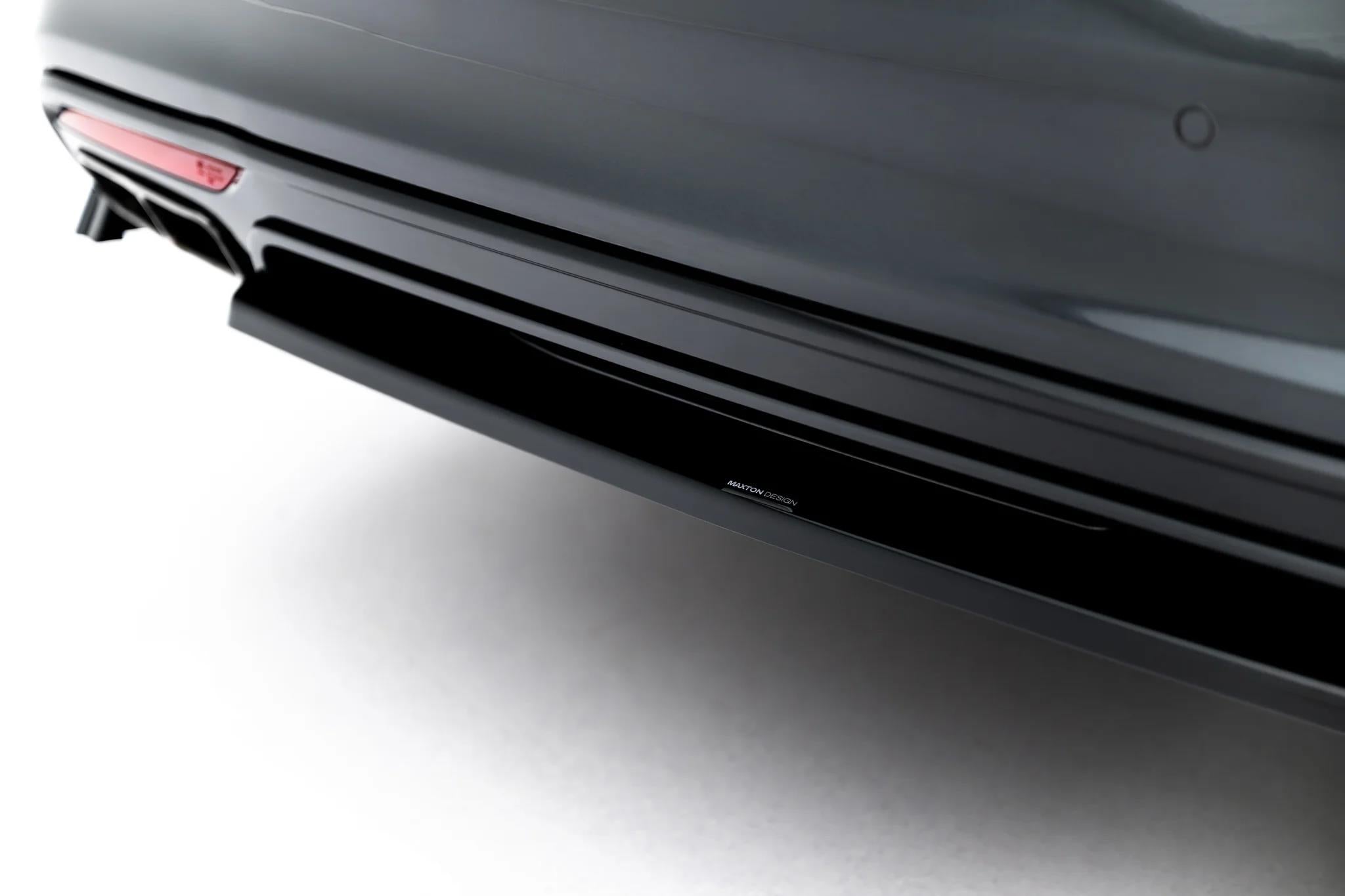 Maxton Design Heckansatz V.2 Mercedes-Benz S AMG-Line W222 Schwarz Hochglanz