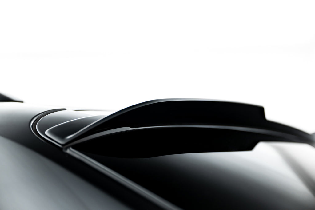 Maxton Design Höher Spoiler CAP passend für Porsche Macan EV Mk1 schwarz Hochglanz