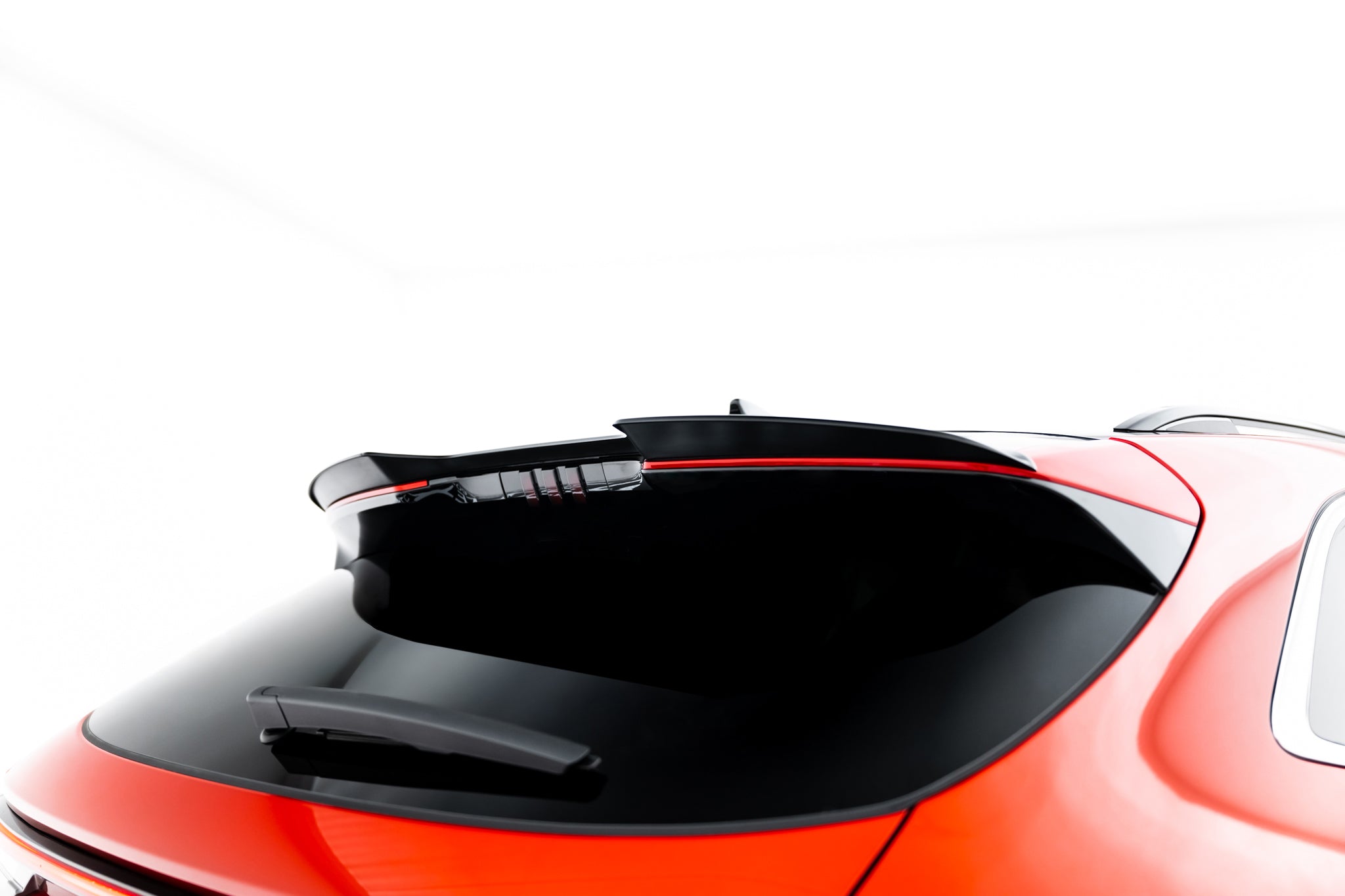 Maxton Design Spoiler CAP passend für Forthing T-Five Mk1 schwarz Hochglanz