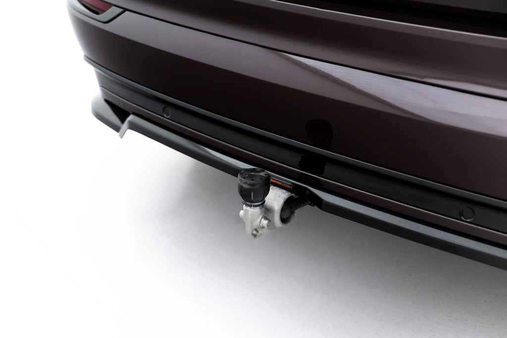Maxton Design Street+ Mittlerer Diffusor Race Passend für Volvo Xc90 Mk2 Facelift 2 Schwarz Hochglanz