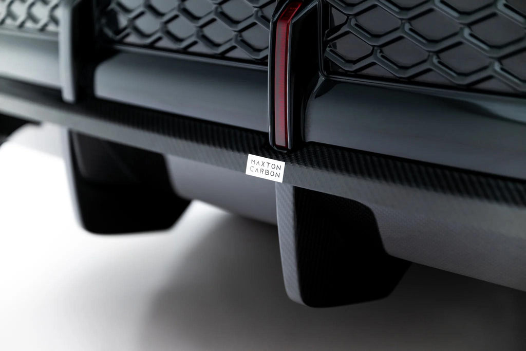 Maxton Design Prepreg Carbon Fiber Rear Splitter (mit einem vertikalem balken) Audi RSQ8 Mk1 Facelift für Audi Q8