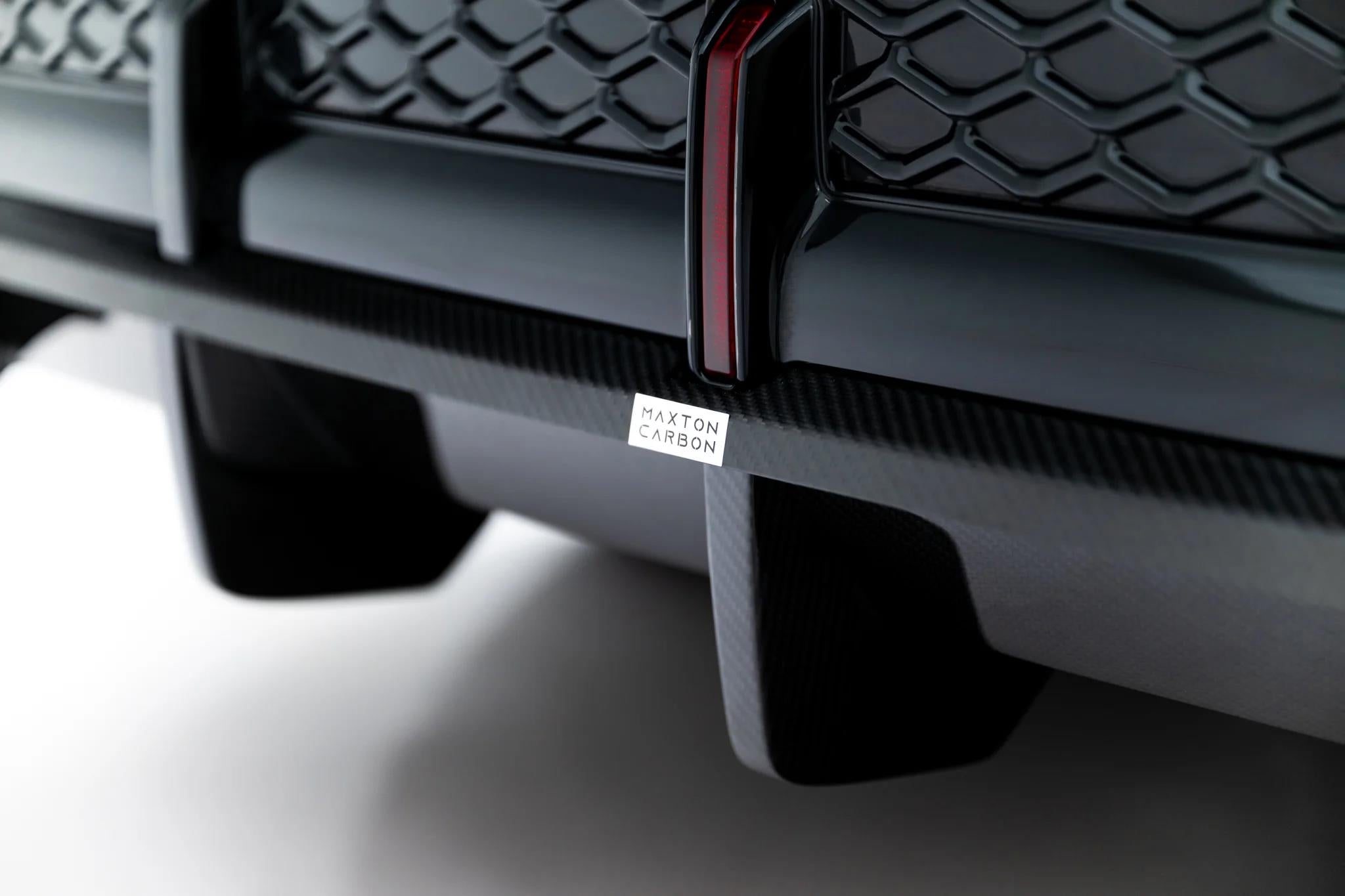 Maxton Design Prepreg Carbon Fiber Rear Splitter (mit einem vertikalem balken) Audi RSQ8 Mk1 Facelift für Audi Q8