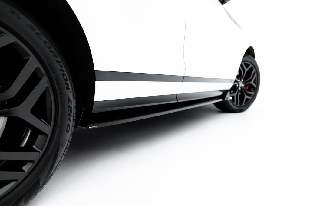 Maxton Design Street+ Seitenschweller Leisten passend für Land Rover Range Rover Evoque Dynamic Mk2 schwarz Hochglanz