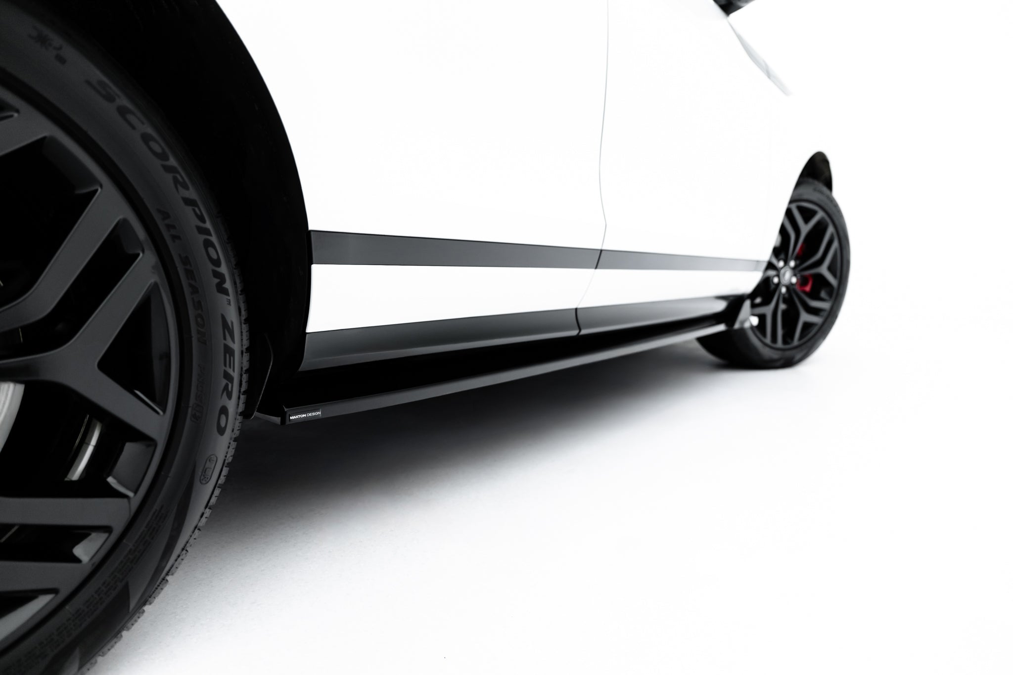 Maxton Design Street+ Seitenschweller Leisten passend für Land Rover Range Rover Evoque Dynamic Mk2 schwarz Hochglanz