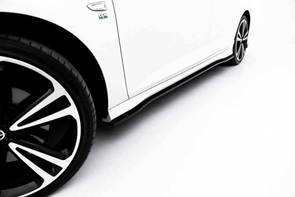 Maxton Design Street+ Seitenschweller Leisten passend für Opel Insignia OPC-Line Mk2 schwarz Hochglanz