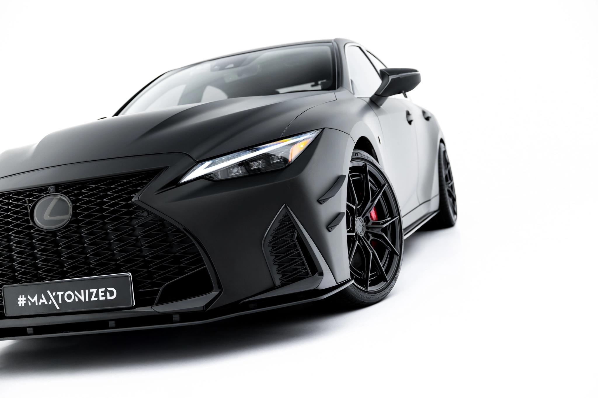 Maxton Design Street Pro Street+ Spoilerlippe Front Ansatz passend für Lexus IS 500 Mk3 Facelift 2 (XE30)
