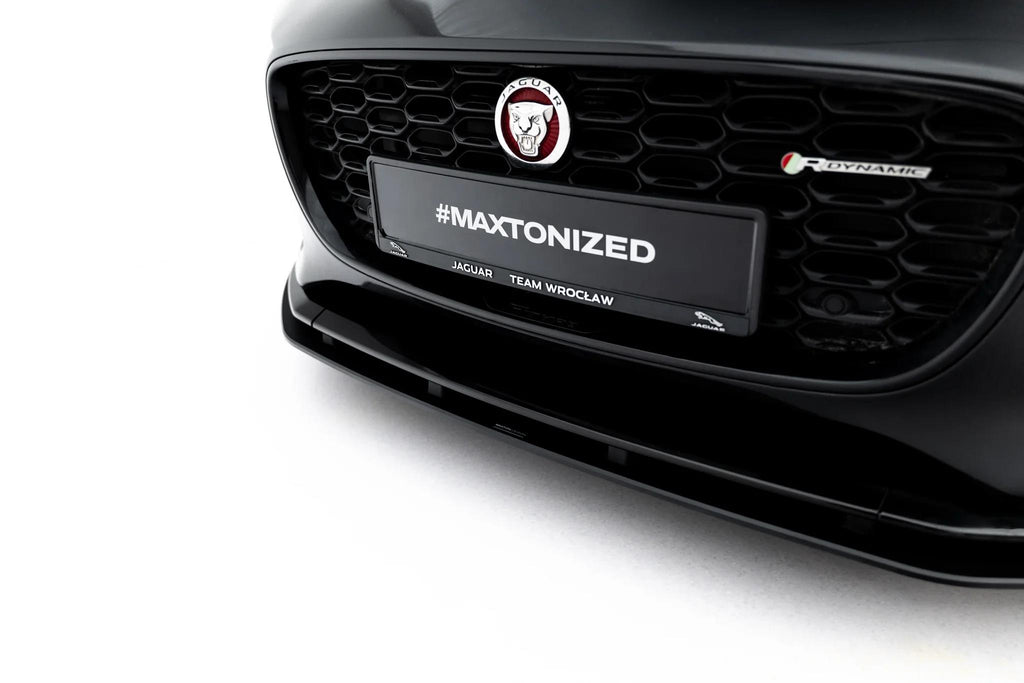 Maxton Design Street Pro Street+ Spoilerlippe Front Ansatz Passend für Jaguar F-Type X152 Facelift 2