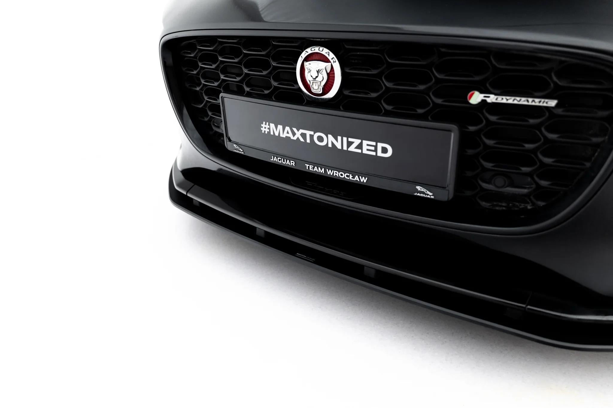 Maxton Design Street Pro Street+ Spoilerlippe Front Ansatz Passend für Jaguar F-Type X152 Facelift 2