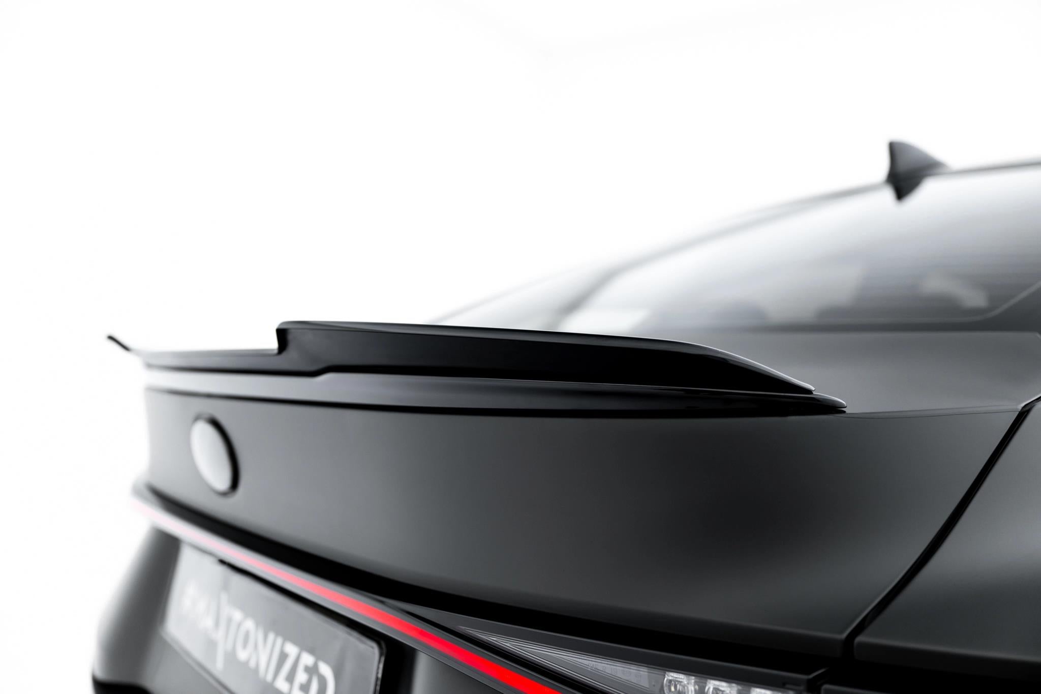Maxton Design Spoiler CAP passend für Lexus IS 500 Mk3 Facelift 2 (XE30) schwarz Hochglanz
