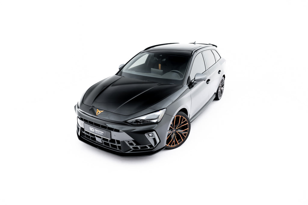 Maxton Design Street Pro Street+ Spoilerlippe Front Ansatz passend für Cupra Leon ST / Hatchback Mk1 Facelift