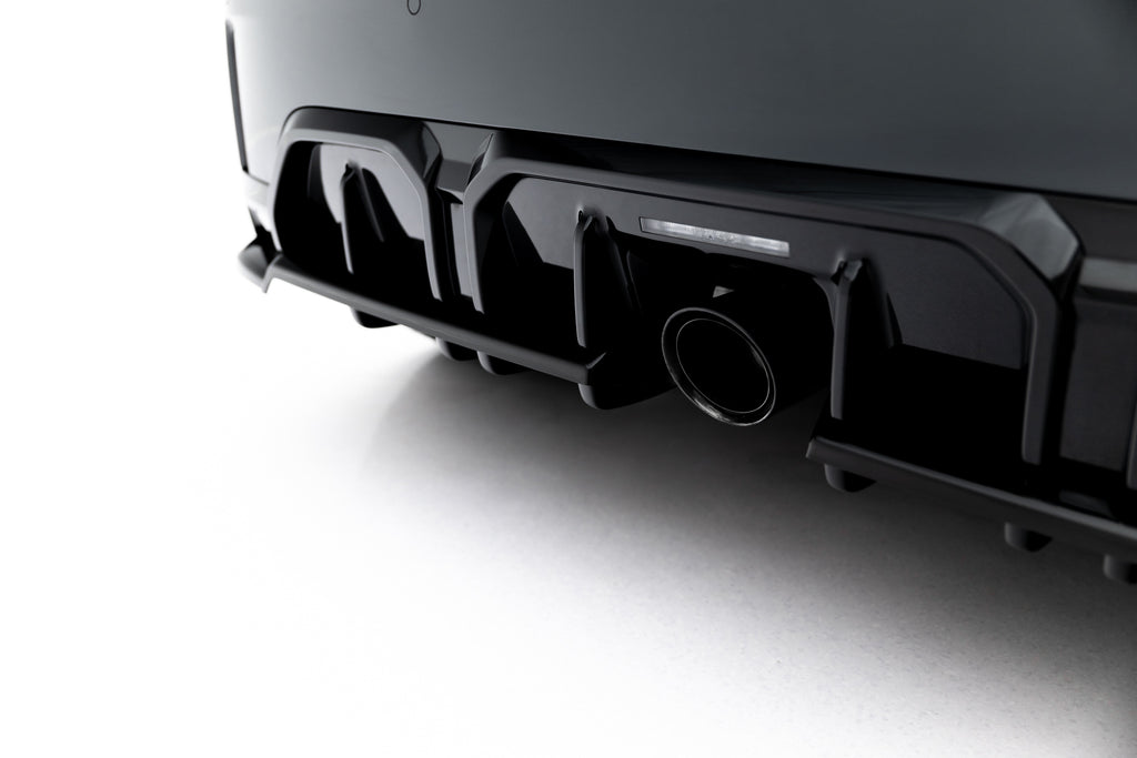 Maxton Design Street+ Mittlerer Diffusor RACE für Mini Cooper John Cooper Works F65 [2025-] | Schwarz Hochglanz | ABS-Kunststoff