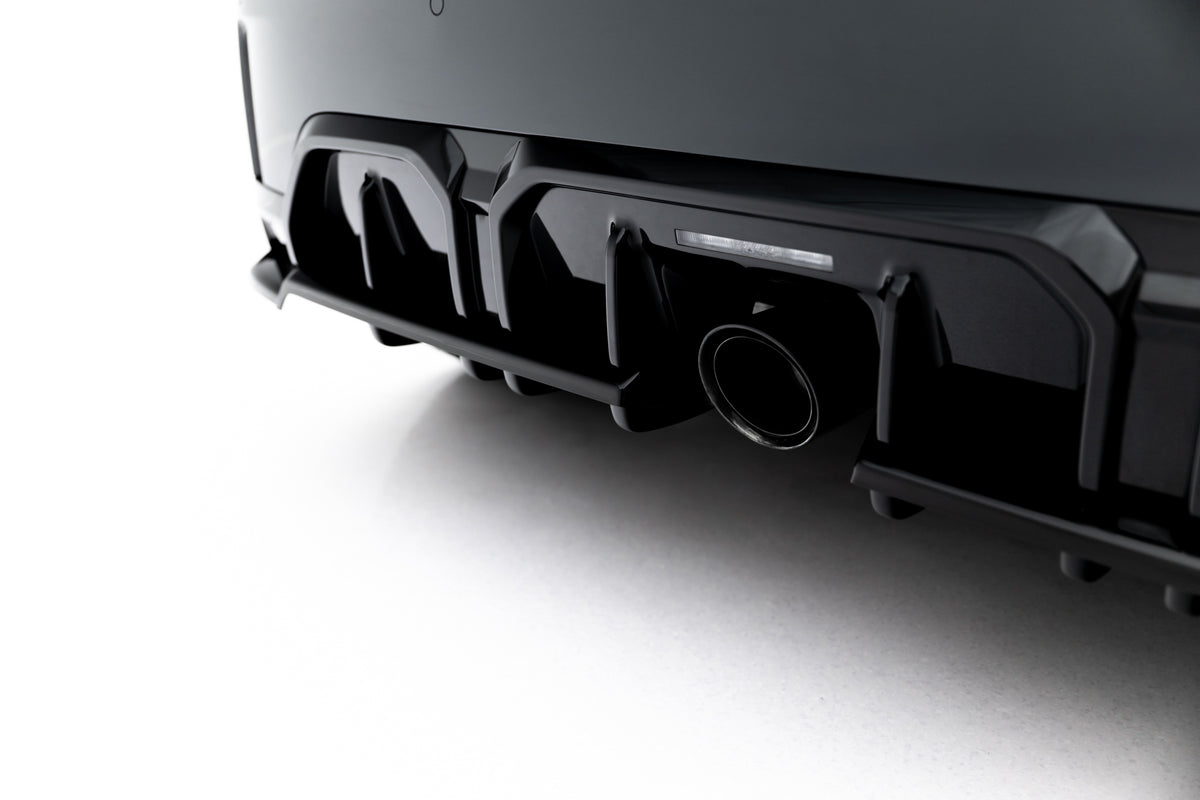 Maxton Design Street+ Mittlerer Diffusor RACE für Mini Cooper John Cooper Works F65 [2025-] | Schwarz Hochglanz | ABS-Kunststoff