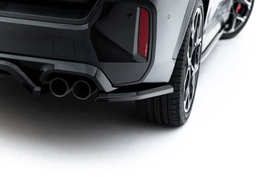 Maxton Design Heck Ansatz Flaps Diffusor passend für BMW X1 M35i U11 schwarz Hochglanz