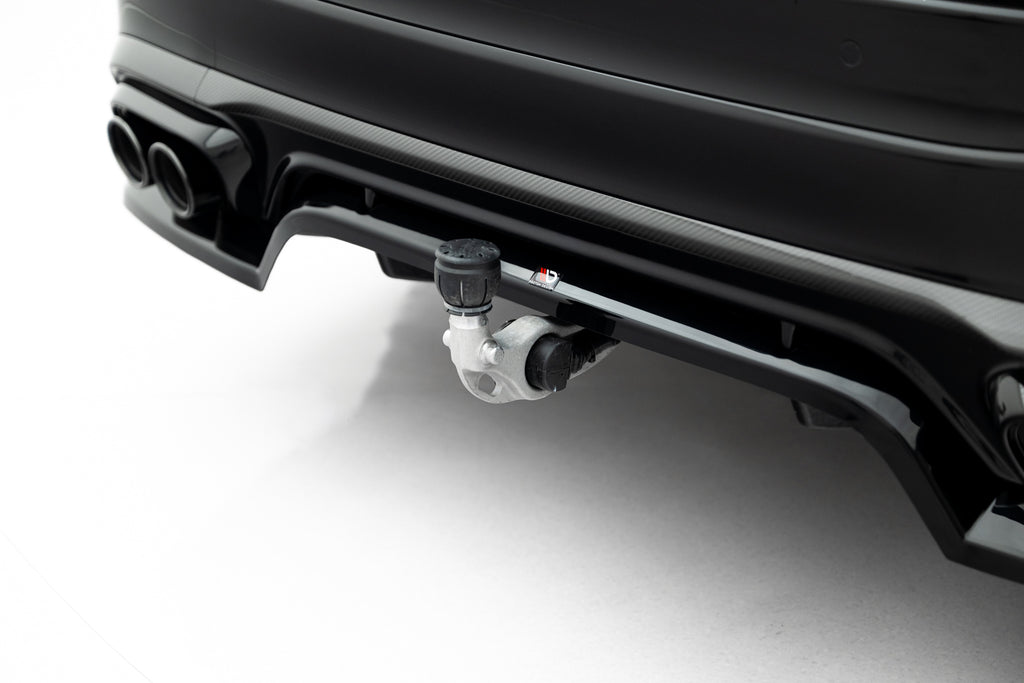Maxton Design Street+ Mittlerer Diffusor RACE passend für Mercedes-AMG GLC 43 X254 schwarz Hochglanz