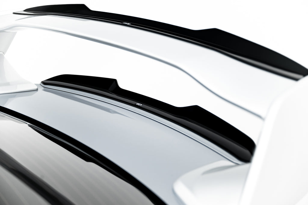 Maxton Design Niedriger Spoiler CAP passend für Subaru WRX STI Mk2 schwarz Hochglanz