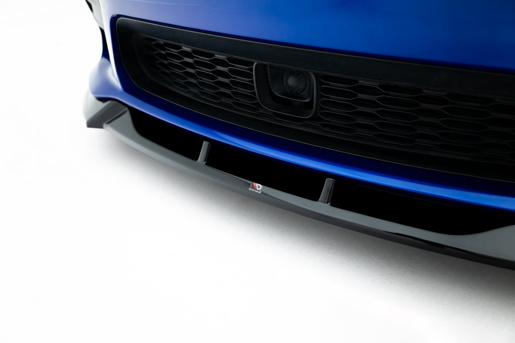 Maxton Design Street+ Spoilerlippe Front Ansatz passend für Dodge Charger RT Scat Pack Widebody Mk3 Facelift schwarz Hochglanz