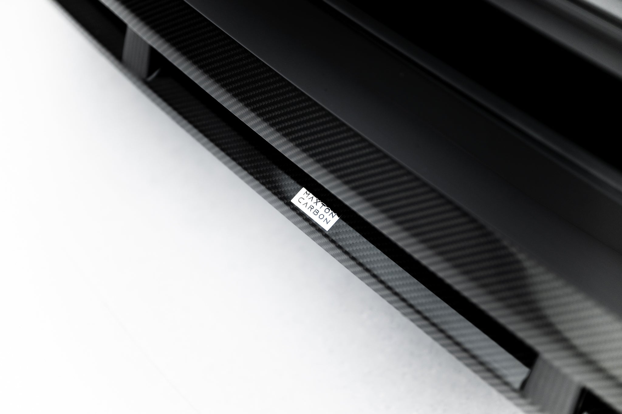 Maxton Design Prepreg Carbon Fiber Street+ Spoilerlippe Front Ansatz passend für Audi SQ8 / Q8 S-Line Mk1 Facelift