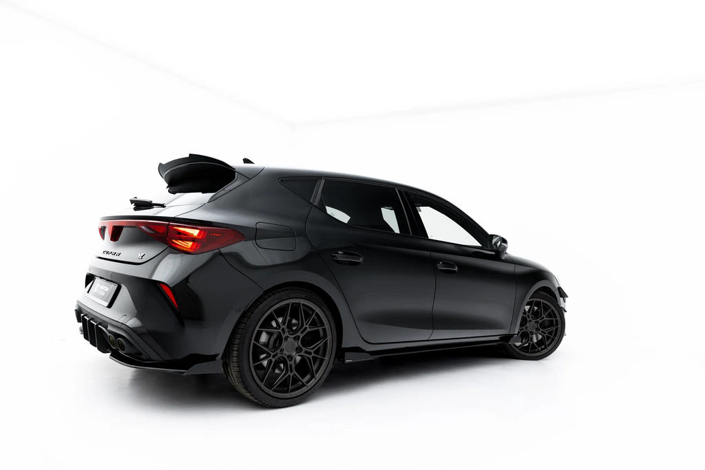 Maxton Design Seitenschweller für Cupra Leon Mk1 Facelift [2024-] | Schwarz Hochglanz | ABS-Kunststoff