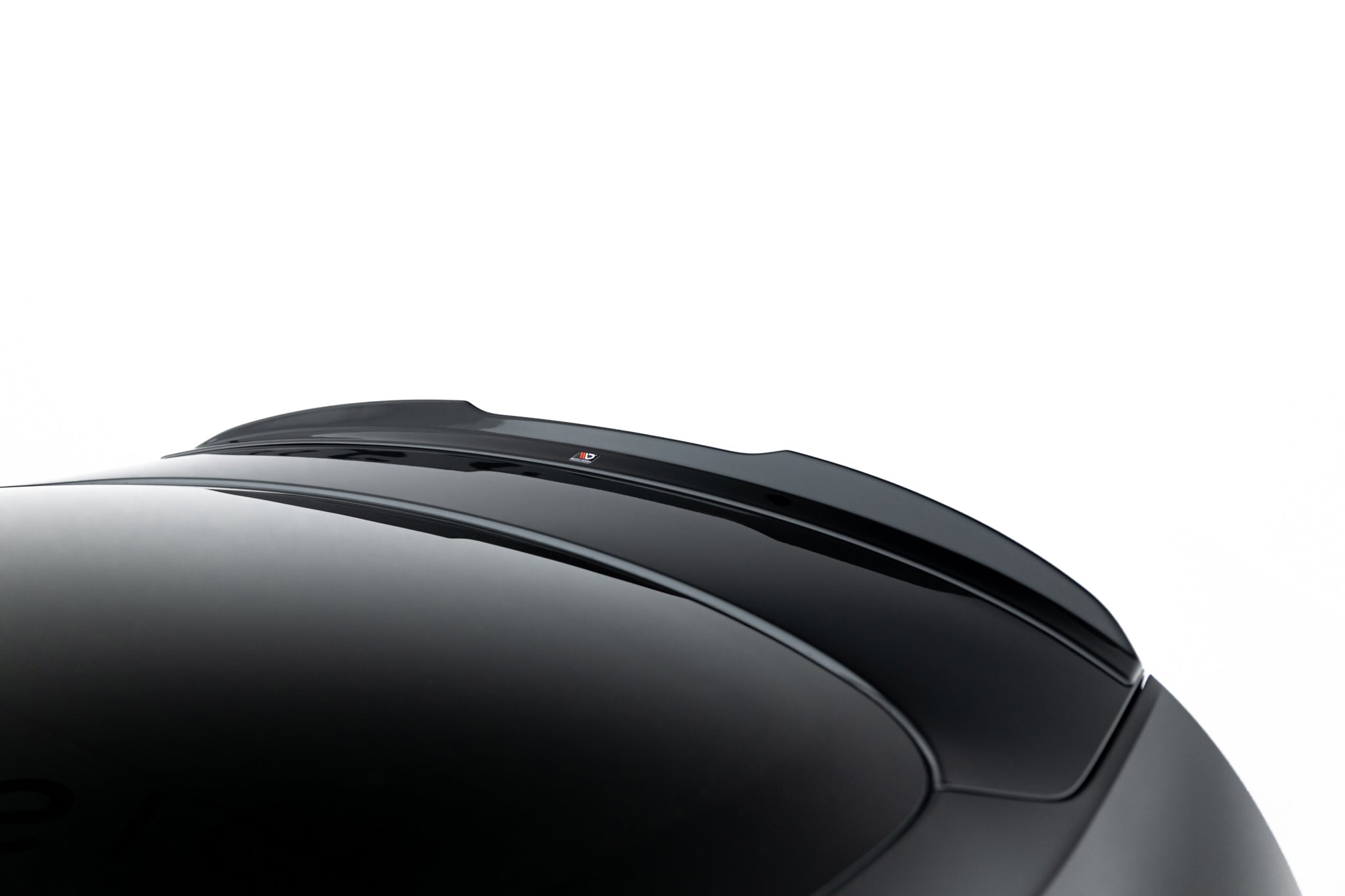 Maxton Design Spoiler CAP V.1 passend für Audi A5 F5 Sportback schwarz Hochglanz