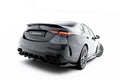 Maxton Design Street+ Mittlerer Diffusor RACE passend für Mercedes-AMG C63 Limousine / Kombi W206 / S206 schwarz Hochglanz