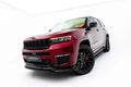 Maxton Design Street+ Spoilerlippe Front Ansatz passend für Jeep Grand Cherokee L Mk5 schwarz Hochglanz