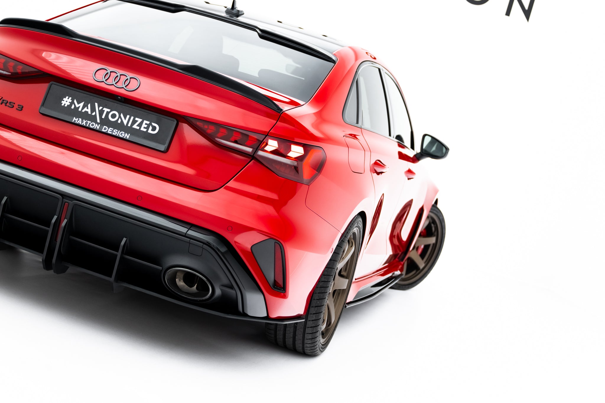 Maxton Design Street Pro Heckschürze passend für Audi RS3 Limousine 8Y Facelift