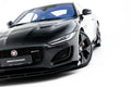 Maxton Design Front Stoßstange Flaps Passend für Flaps Jaguar F-Type X152 Facelift 2 Schwarz Hochglanz