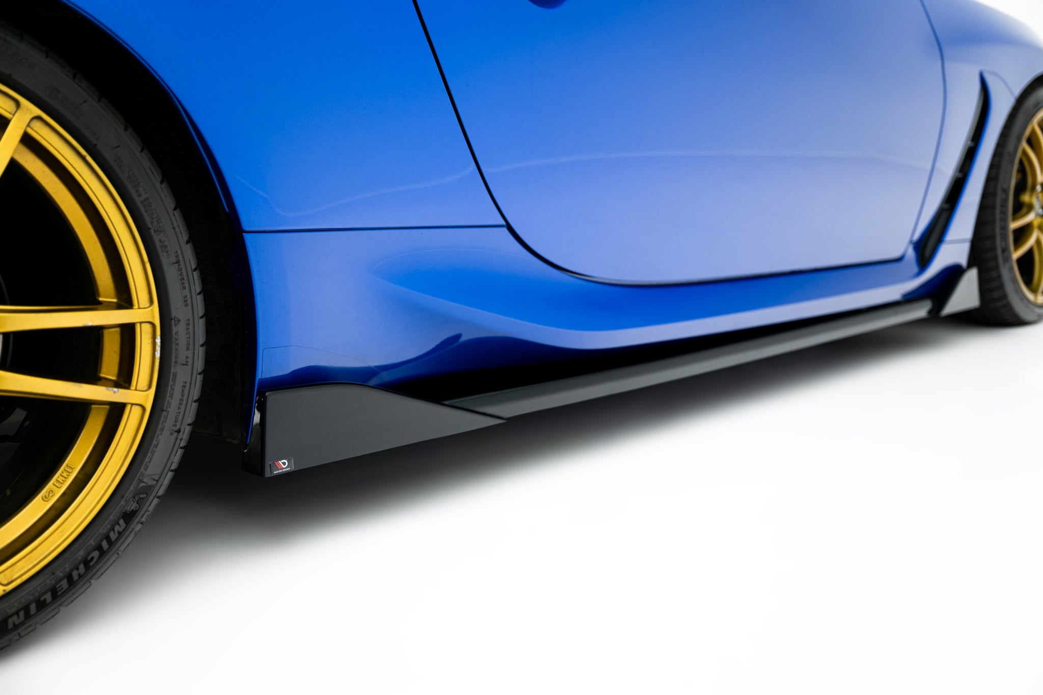 Maxton Design Street+ Seitenschweller Leisten passend für V.3 passend für Subaru BRZ Mk2 schwarz Hochglanz