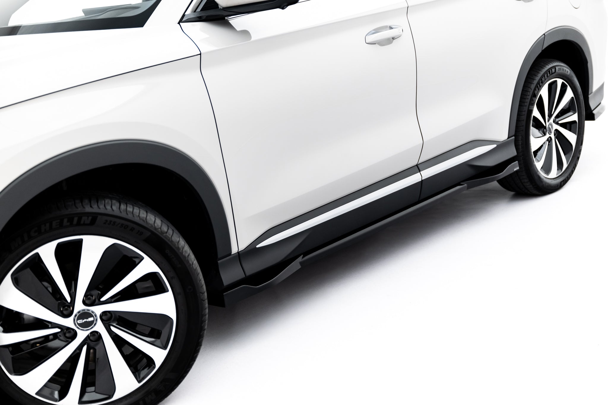 Maxton Design Street+ Seitenschweller Leisten passend für BYD Seal U Mk1 schwarz Hochglanz