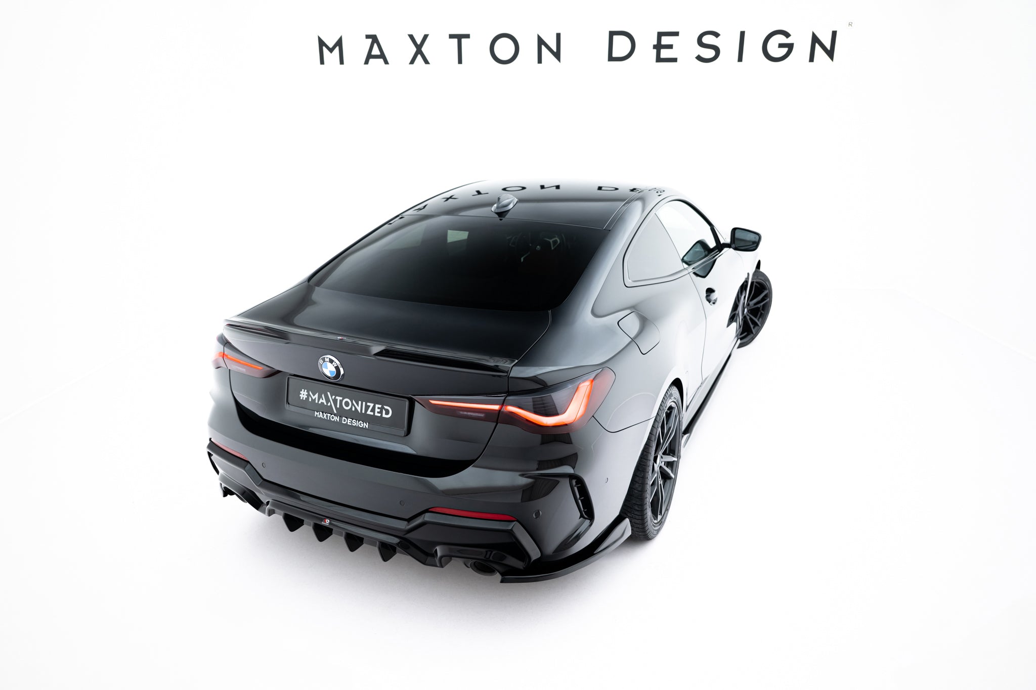 Maxton Design Diffusor Heck Ansatz passend für BMW 4er M-Paket G22 / G23 / G22 Facelift / G23 Facelift