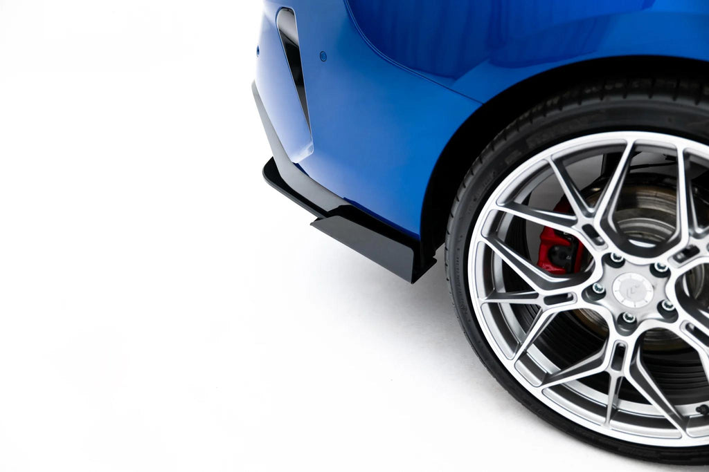 Maxton Design Street Pro Heckschürze + Flaps passend für BMW 2 M-Paket Gran Coupe F74 schwarz Hochglanz