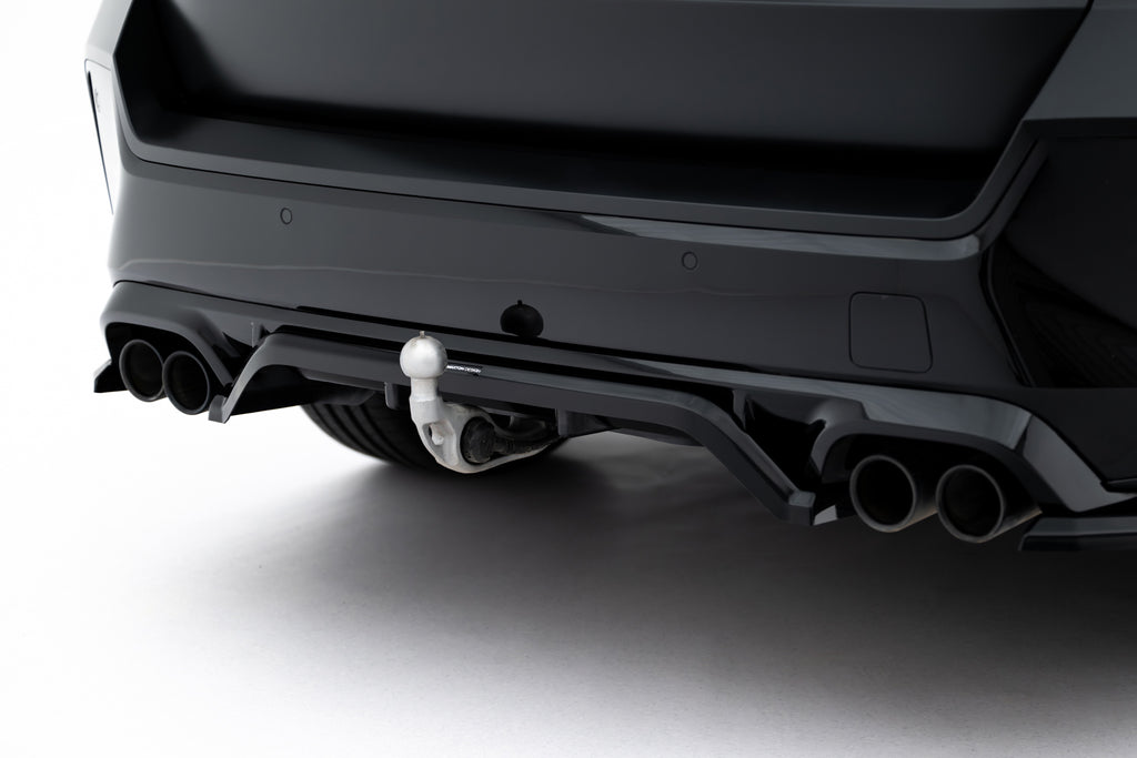 Maxton Design Street+ Mittlerer Diffusor RACE passend für BMW X1 M35i U11 schwarz Hochglanz