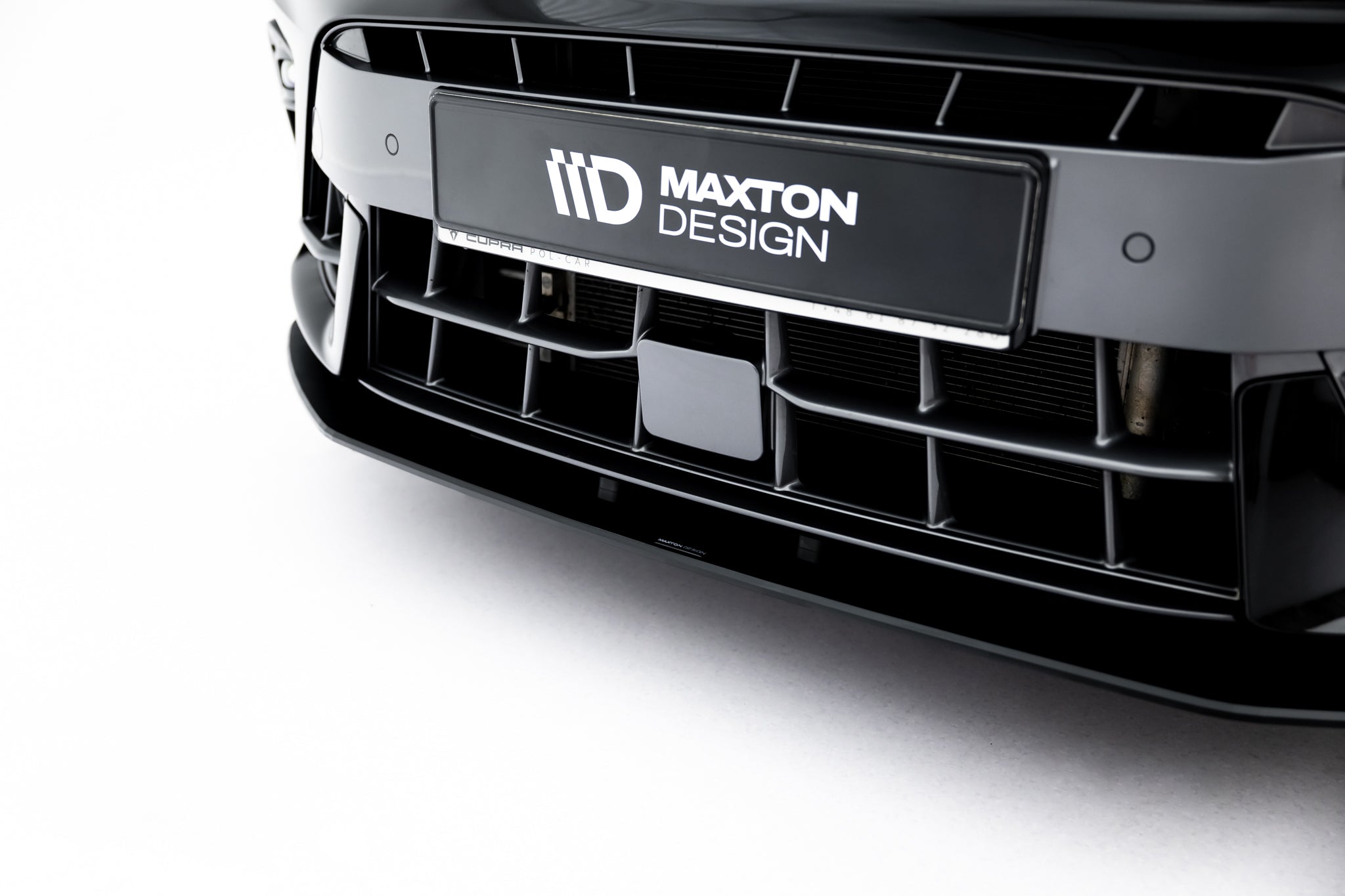 Maxton Design Street Pro Street+ Spoilerlippe Front Ansatz passend für Cupra Leon ST / Hatchback Mk1 Facelift
