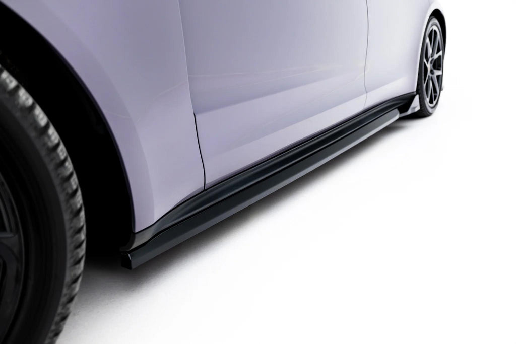 Maxton Design Street+ Seitenschweller Leisten Passend für Porsche Panamera 4 / 4S E-Hybrid / 4 E-Hybrid 972 Schwarz Hochglanz