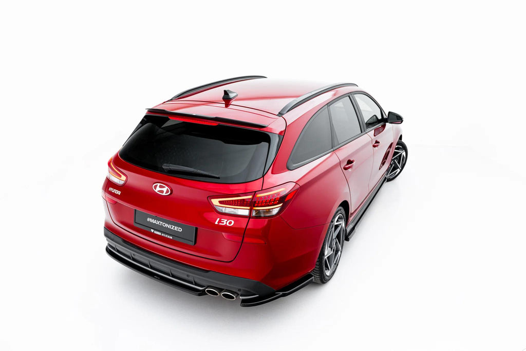 Maxton Design Heckspoiler für Hyundai i30 Mk3 Facelift [2020-] | Schwarz Hochglanz | ABS-Kunststoff