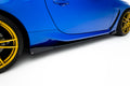 Maxton Design Street Pro Street+ Seitenschweller Leisten passend für V.1 + Flaps passend für Subaru BRZ Mk2 schwarz Hochglanz