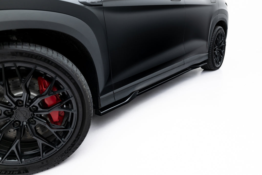 Maxton Design Street+ Seitenschweller Leisten passend für BYD Sealion 7 Mk1 schwarz Hochglanz