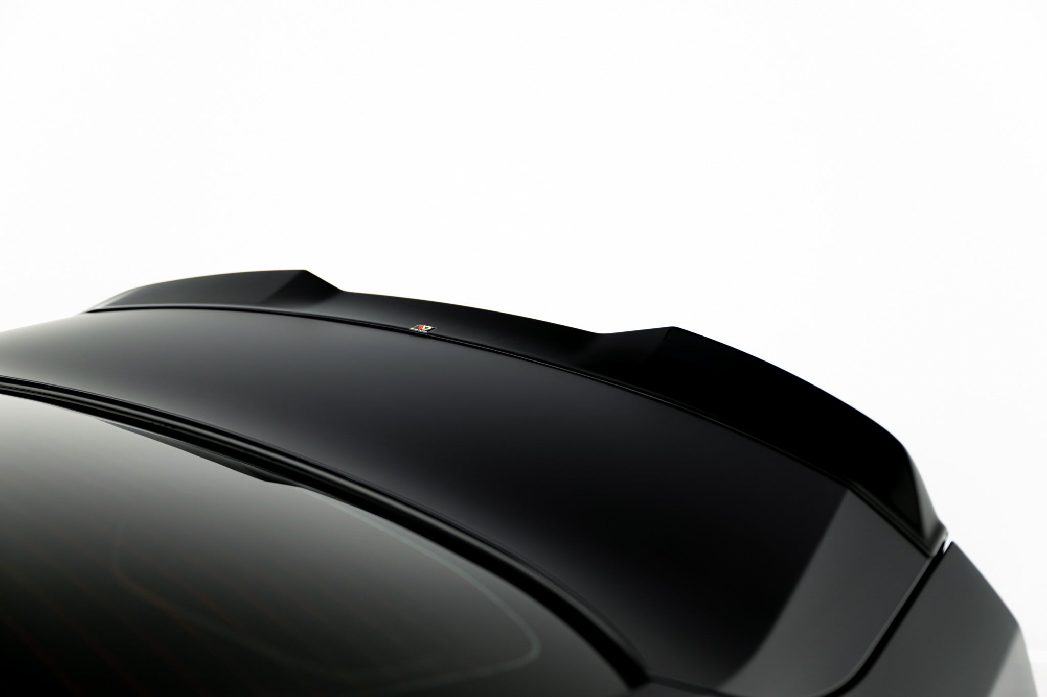 Maxton Design Spoiler CAP 3D passend für Volvo S60 R-Design Mk3 schwarz Hochglanz
